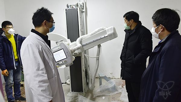 集團公司捐贈的DR在白馬湖醫(yī)院投入使用