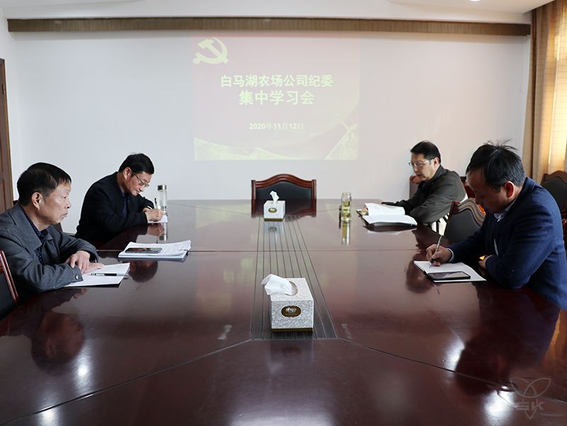 農(nóng)場公司紀(jì)委召開集中學(xué)習(xí)交流會