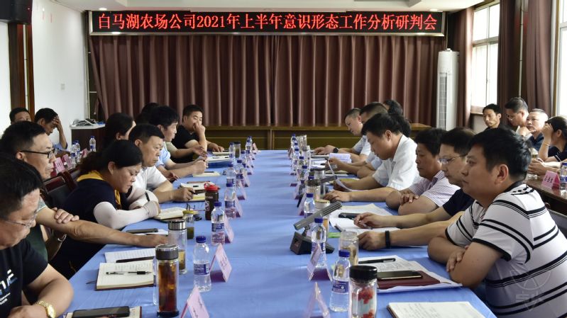 農(nóng)場公司召開上半年意識形態(tài)工作分析研判會