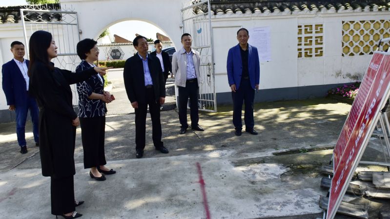 淮安區(qū)人大副主任劉宏彬到白馬湖檢查指導(dǎo)換屆選舉工作