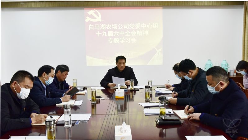 農(nóng)場公司黨委中心組舉行十九屆六中全會(huì)精神專題學(xué)