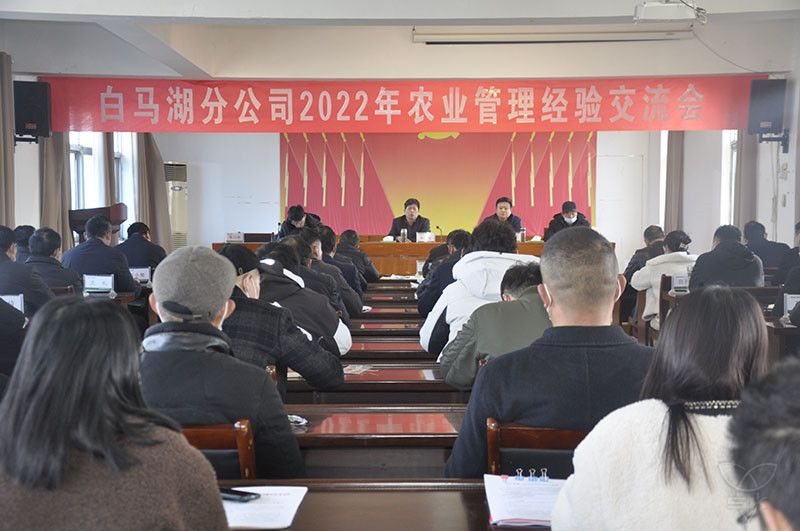 白馬湖分公司召開2022年農(nóng)業(yè)管理經(jīng)驗交流會
