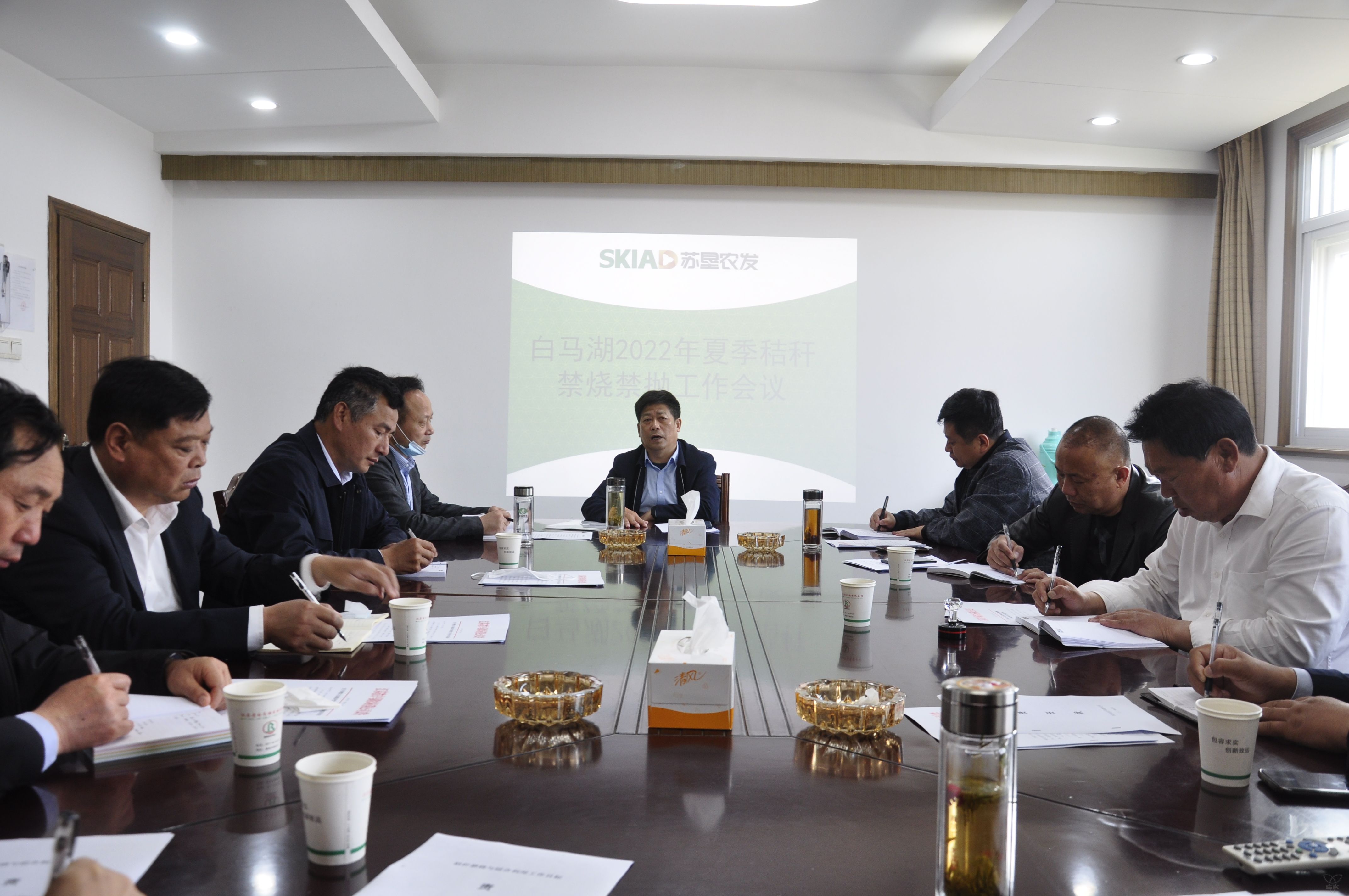 白馬湖分公司召開2022年夏季秸稈禁燒禁拋工作會(huì)議