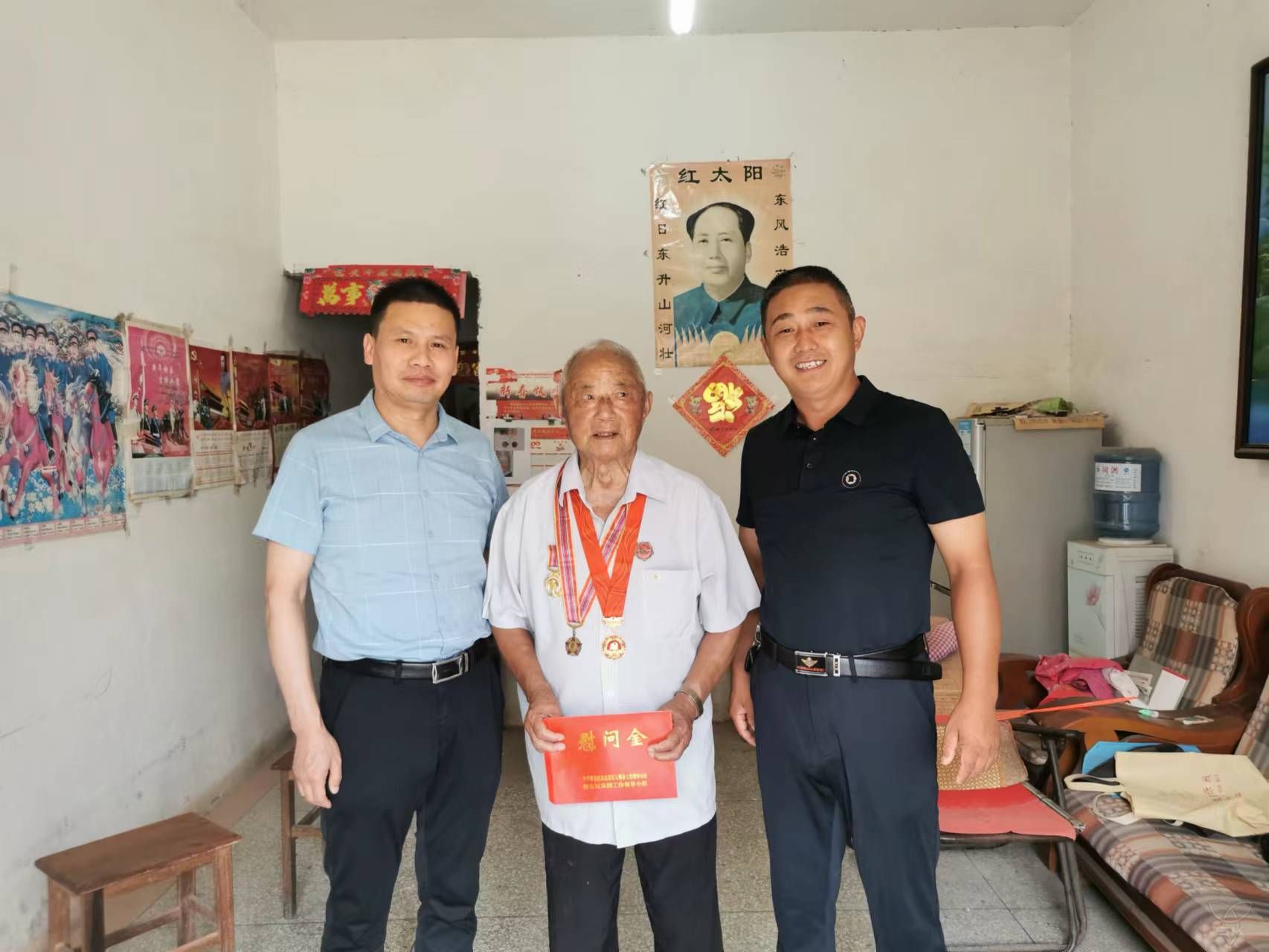淮安區(qū)退役軍人事務(wù)局到農(nóng)場公司開展走訪慰問活動