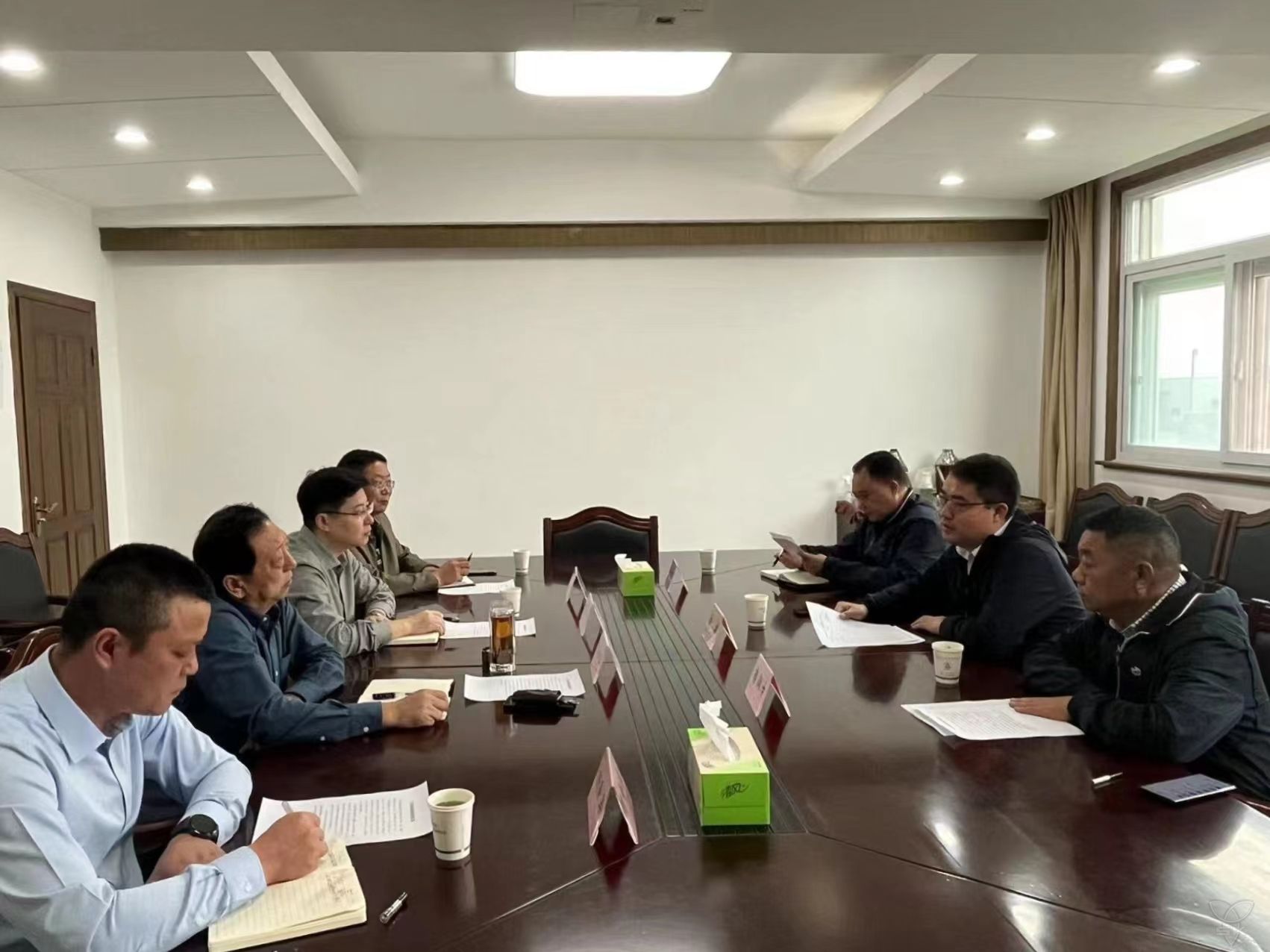 淮安區(qū)副區(qū)長印祺到農(nóng)場公司調(diào)研財(cái)稅工作