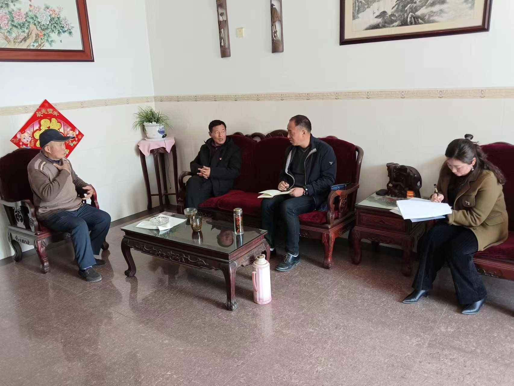 農(nóng)場(chǎng)公司工會(huì)：入戶走訪知民情?精準(zhǔn)幫扶暖民心