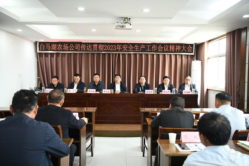 農場公司召開傳達貫徹墾區(qū)2023年安全生產工作會議精神大會