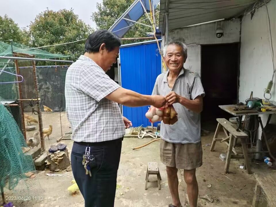 張徐居委會：關(guān)愛老人送粽情 端午慰問暖人心