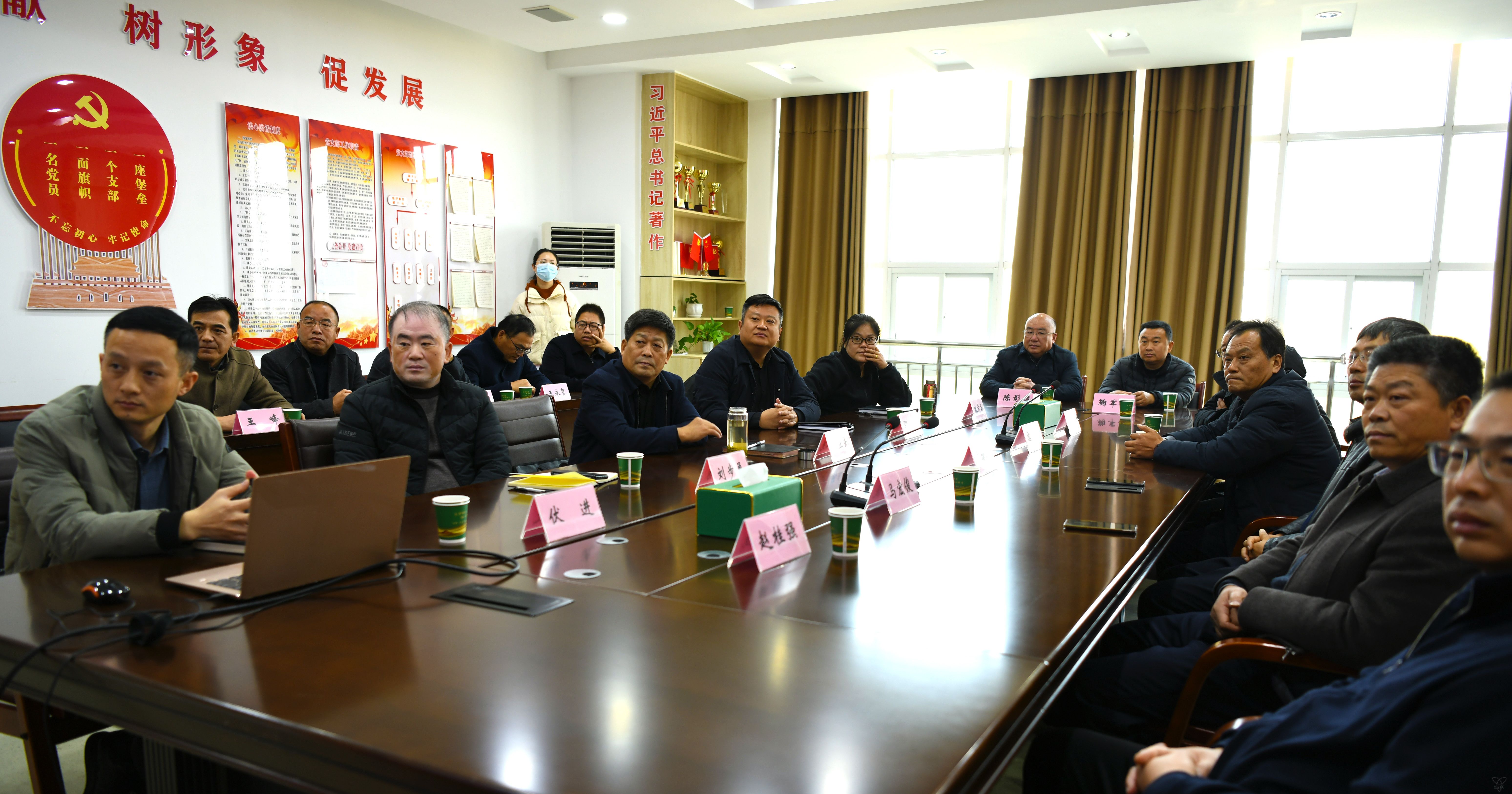 大中農場集團公司客人來農場公司考察交流