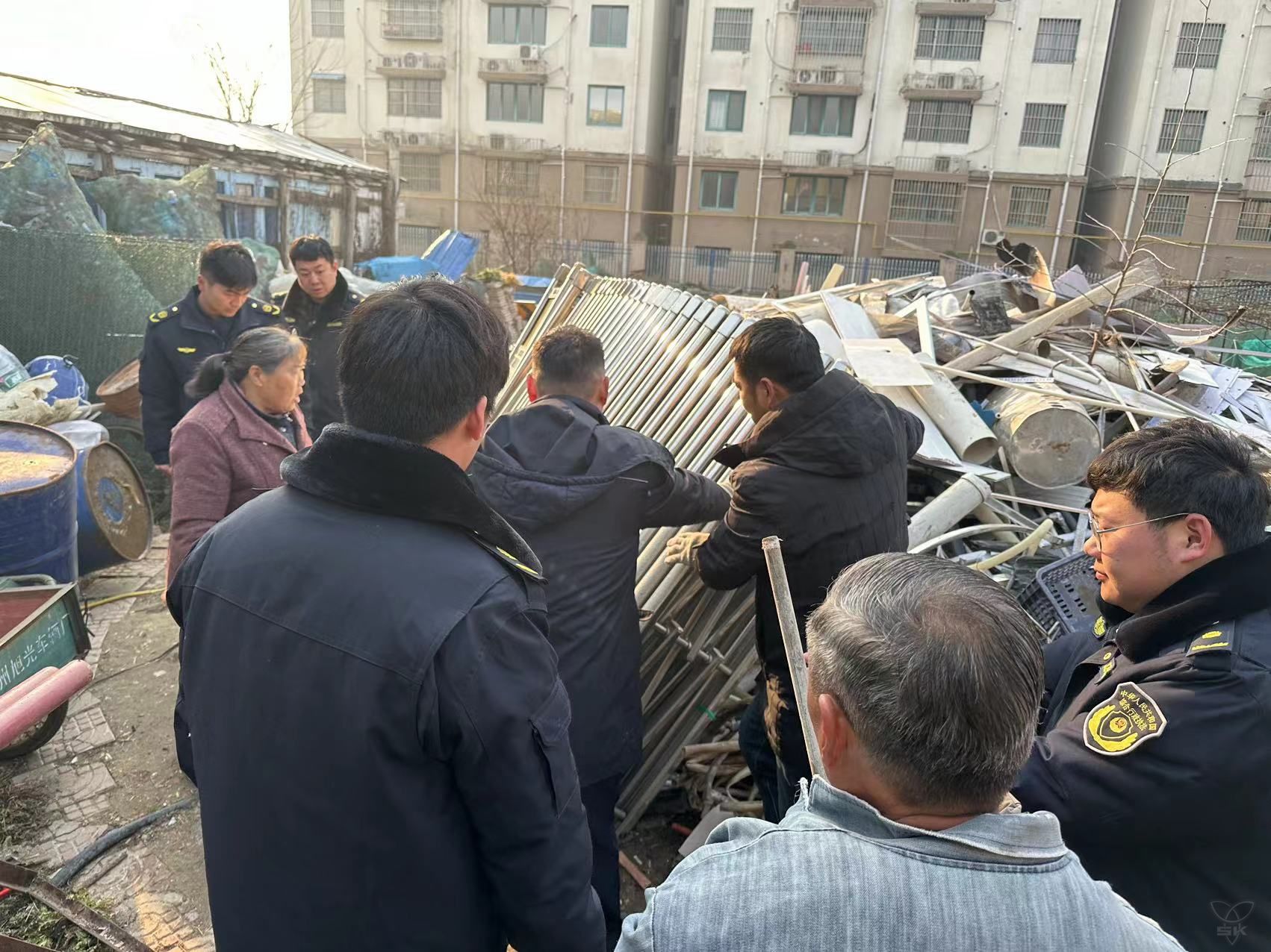 環(huán)境整治不停歇 干凈整潔迎新春