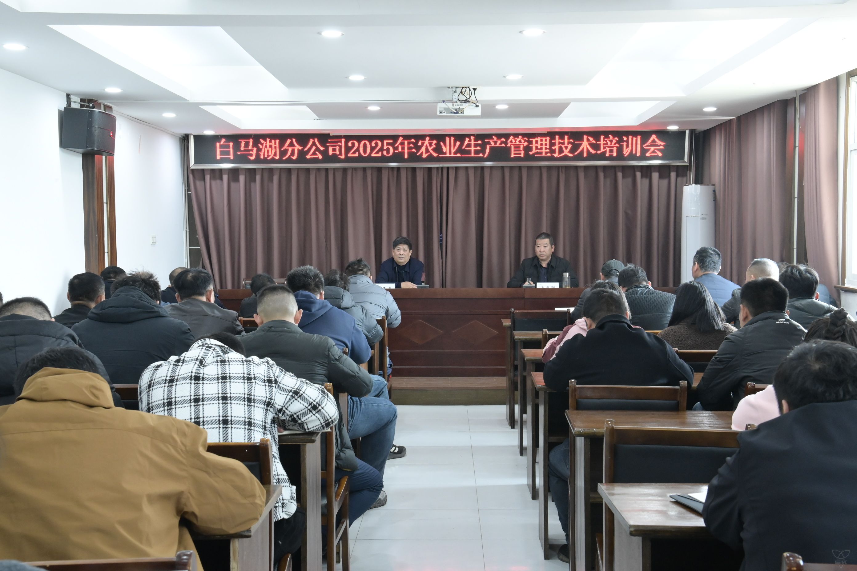 分公司召開2025年農(nóng)業(yè)生產(chǎn)管理技術(shù)培訓(xùn)會(huì)