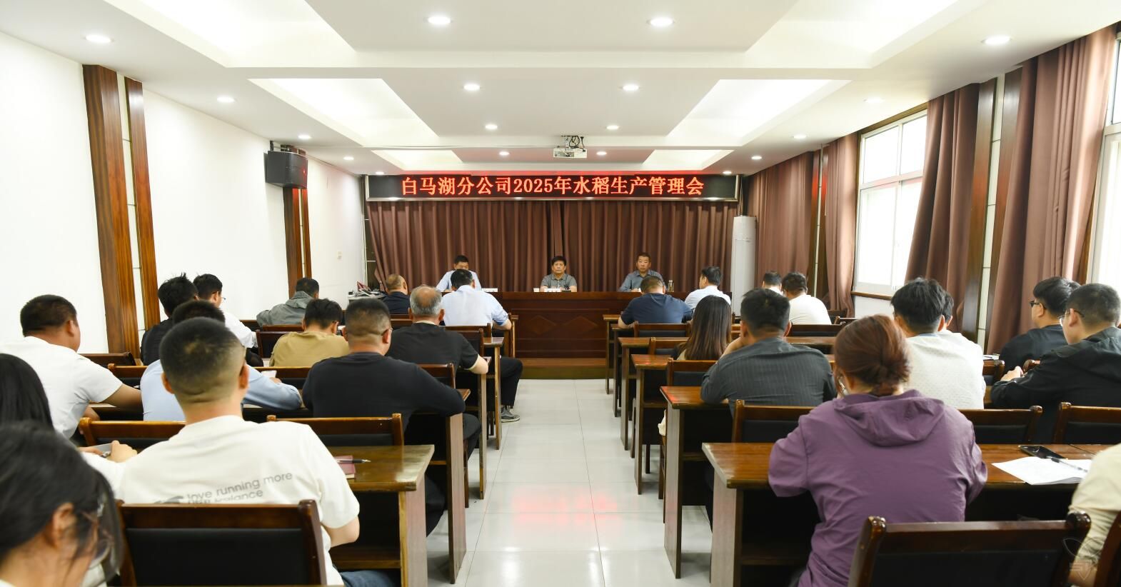 分公司召開2025年水稻生產(chǎn)管理會